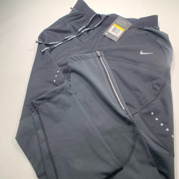 Nike Training/Running DriFit Shield Pants, Women's Small, Black - Picture 2 of 6